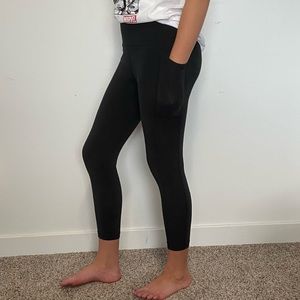 Black Reebok Leggings - Small